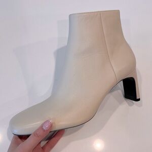 Oak + Fort Cream Ankle Boot